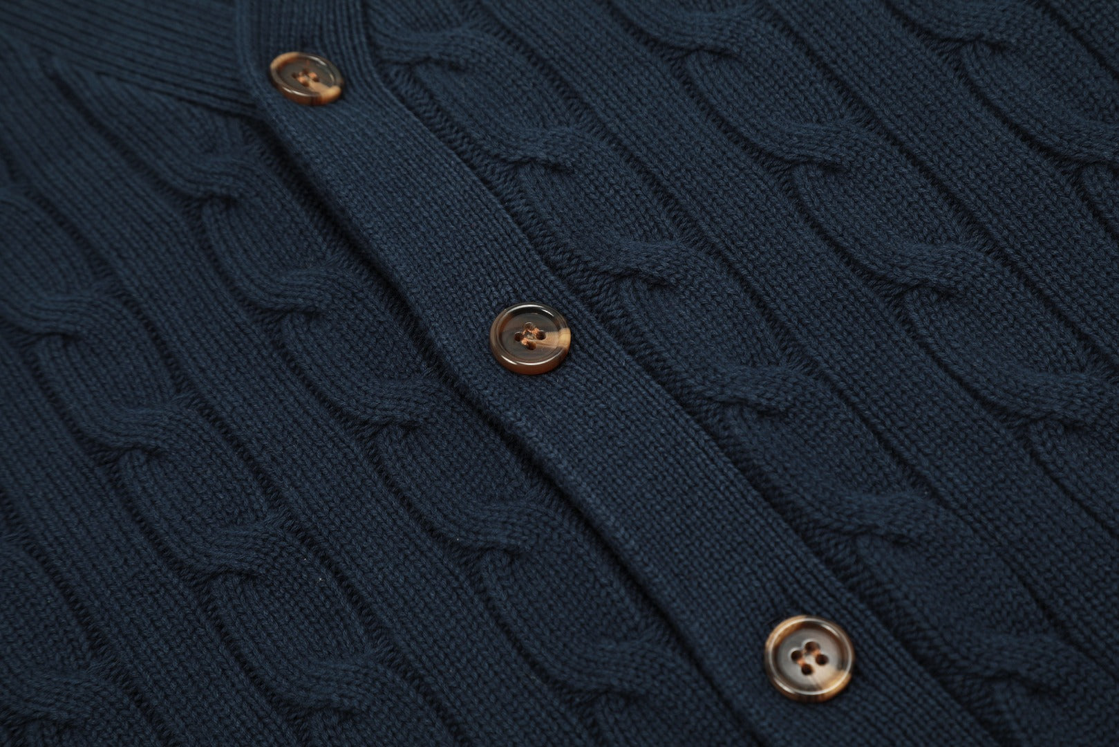 Ralph Lauren Unisex V-neck Cable Knit Cardigan