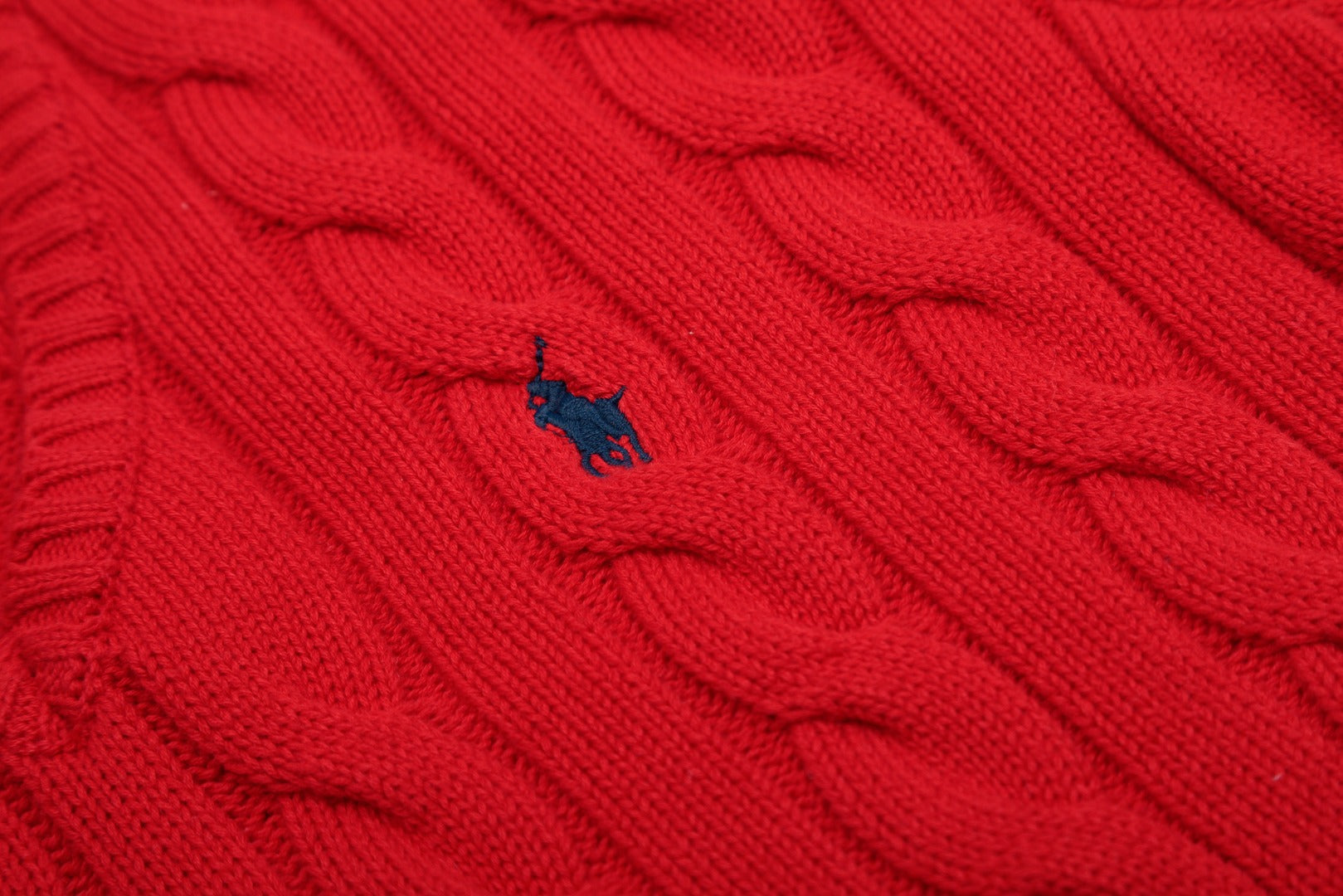 Ralph Lauren Women‘s Cable Knit Cotton Sweater