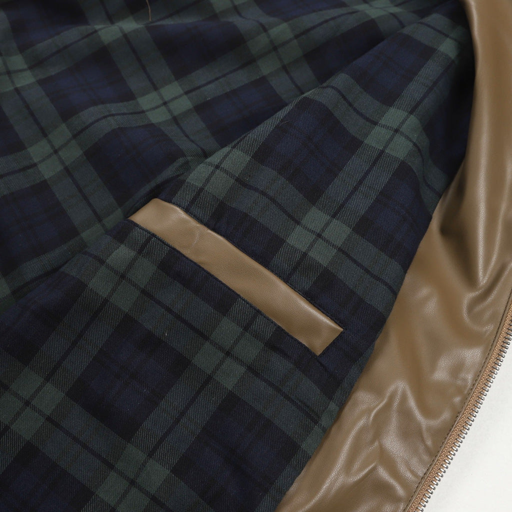 Ralph Lauren Men‘s Leather Jacket Coat