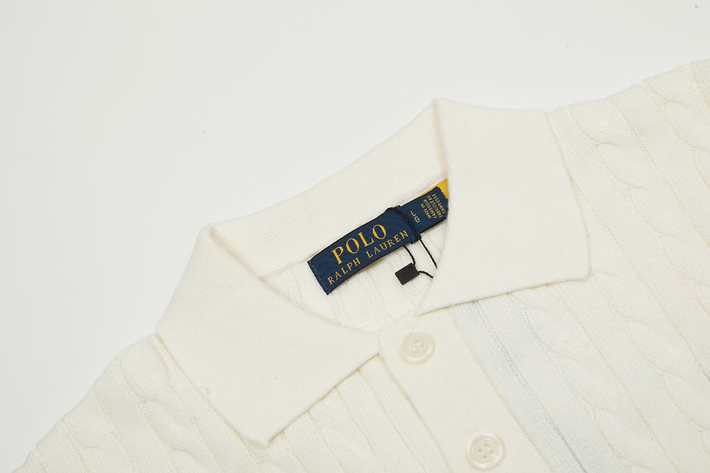 Ralph Lauren Women‘s Cable Knit Polo shirt