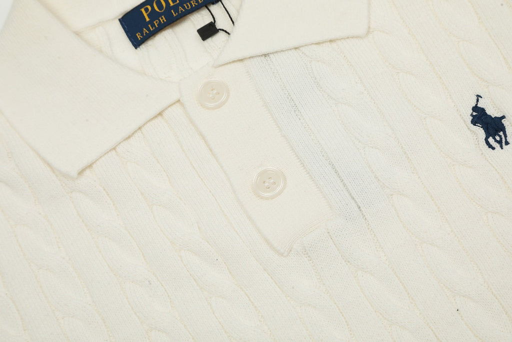 Ralph Lauren Women‘s Cable Knit Polo shirt