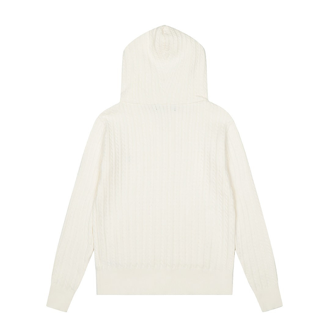 Ralph Lauren Women‘s Cable Knit Cotton Hoodie Jacket