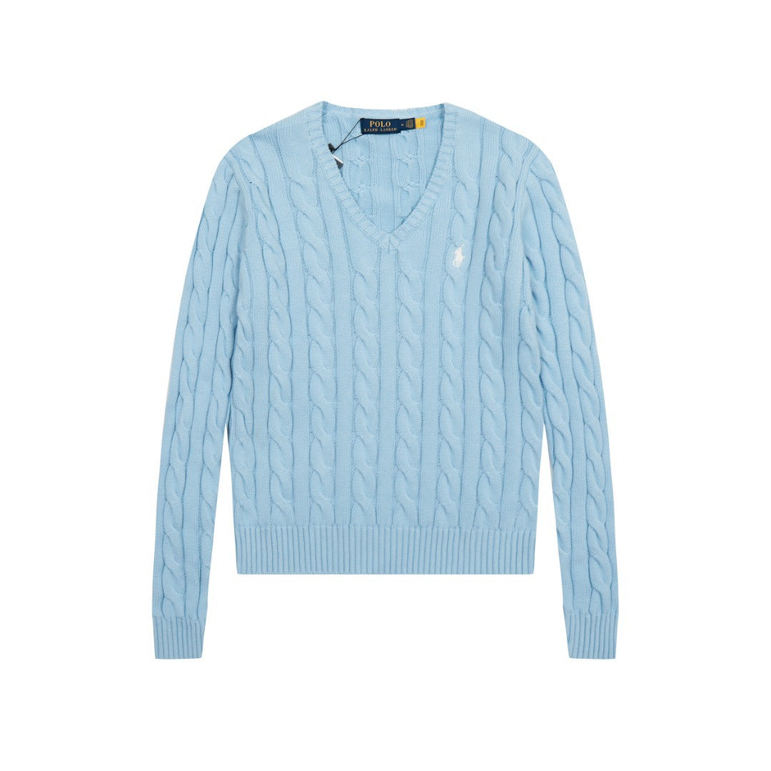 Ralph Lauren Women‘s Cable Knit Cotton Sweater