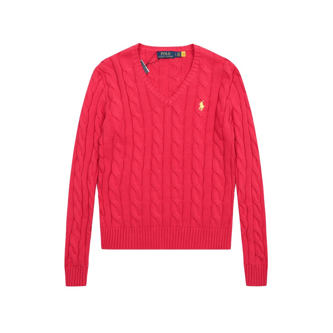 Ralph Lauren Women‘s Cable Knit Cotton Sweater