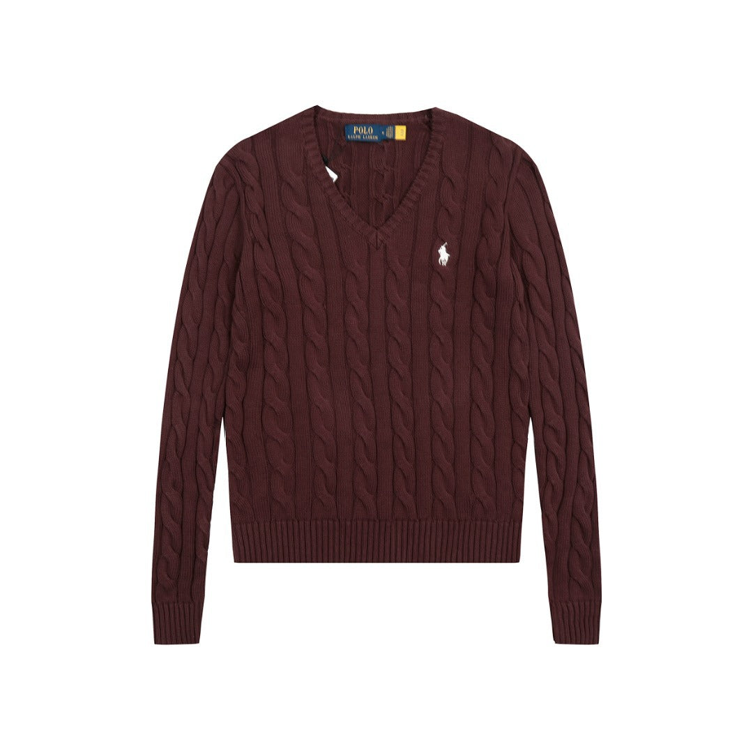 Ralph Lauren Women‘s Cable Knit Cotton Sweater