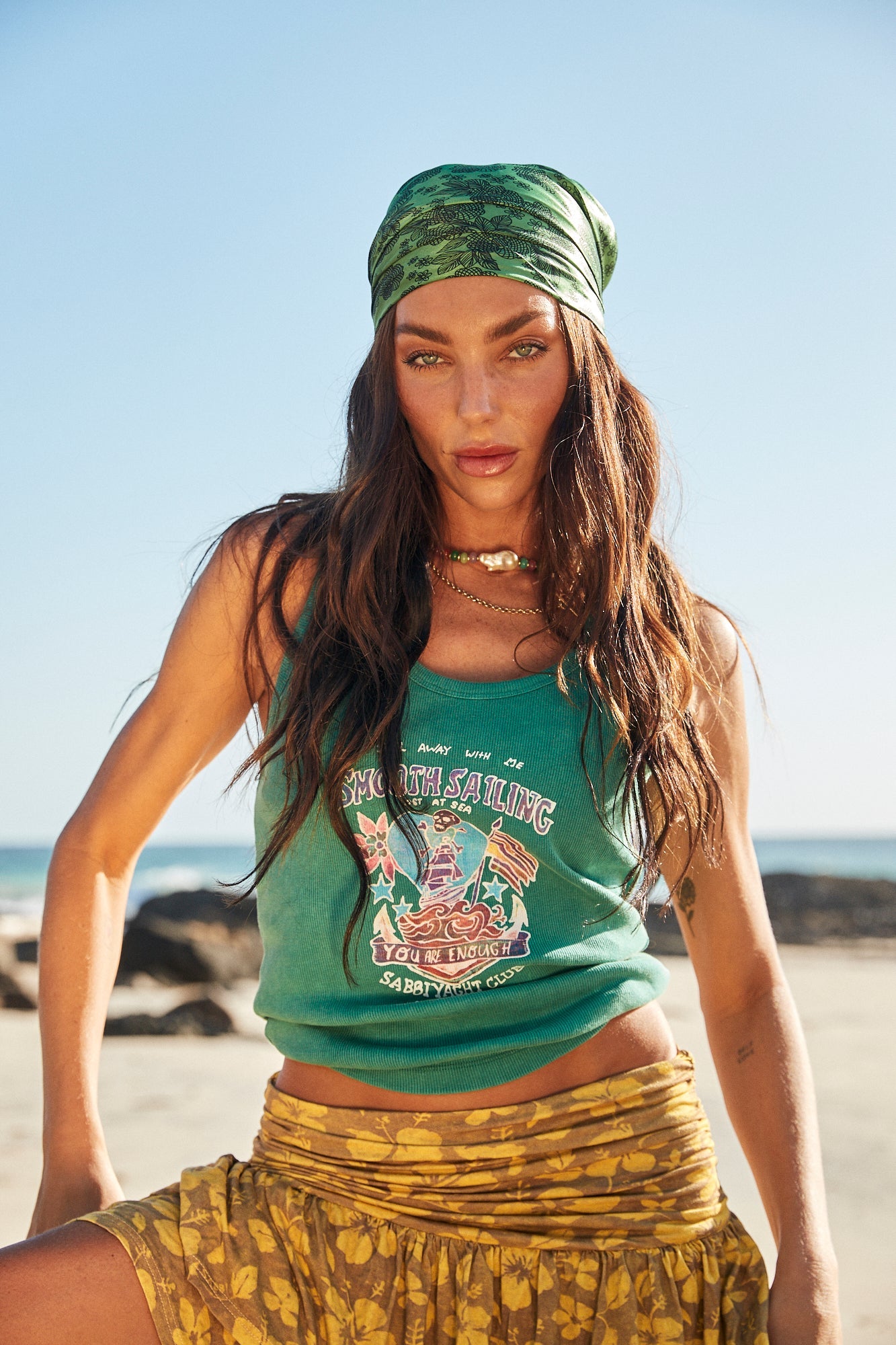 SMOOTH SAILING TANK - GREEN